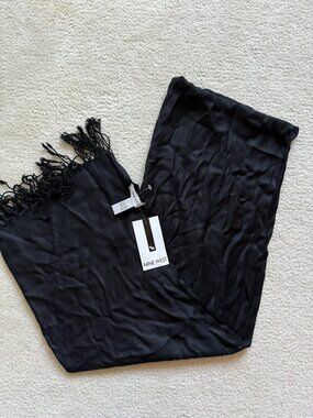 NWT Nine West Black Scarf Long